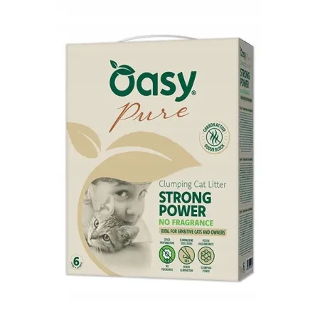Oasy Mineral Pure żwirek dla kota STRONG POWER BEZZAPACHOWY 6L